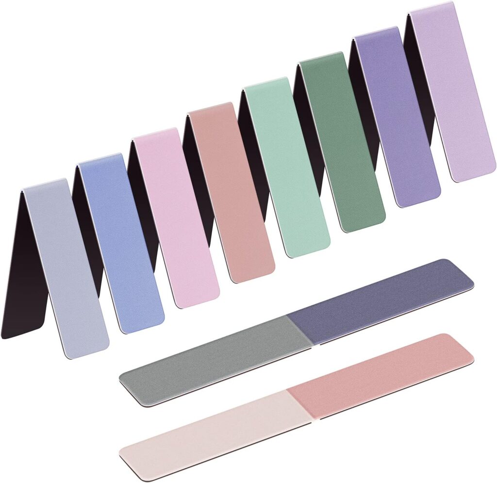 Pastel Magnetic Bookmark Clip 12-pack